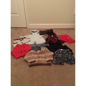 Baby Infant Boys 10 Piece Mixed Clothing Lot Winter Fall Size 6/9 Months